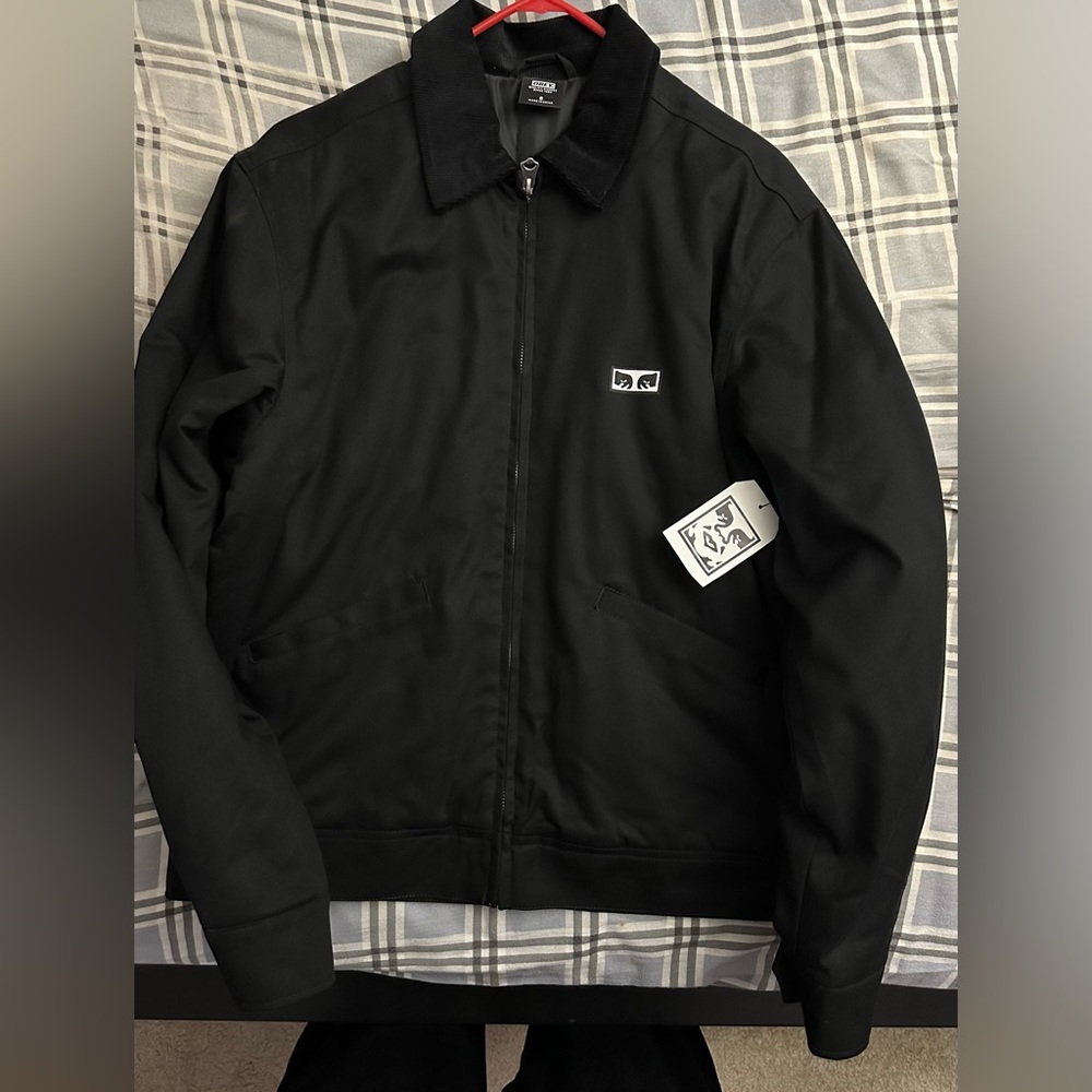 Obey angel jacket size small brand new with tags